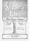 Slippery Elm:
                              That Raggy Tango - Sheet Music Cover