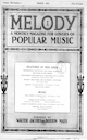 First page of Melody magazine (March
                              1924)