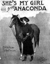 She's My Girl From Anaconda Sheet Music
                            Cover