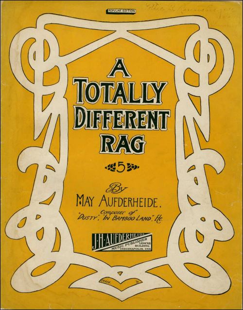 A Totally
                              Different Rag Sheet Music Cover