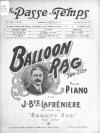 Balloon Rag, two-step pour piano