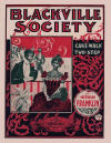 Blackville Society Cake Walk and Two
                            Step Sheet Music Cover