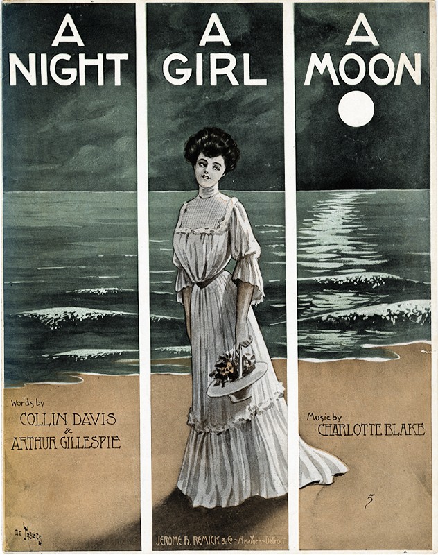 A Night, a Girl, a Moon Sheet Music
                              Cover