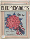 Blue-Eyed Violets: Waltz Sheet Music Cover