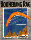 Boomerang Rag Sheet Music Cover