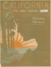 California (The Girl I Adore) Sheet
                            Music Cover