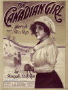 The Canadian Girl: March and Two
                                  Step Sheet Music Cover