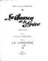 La chanson de la
                              grive: chanson-valse