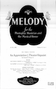 Cover for Melody magazine (June 1925)