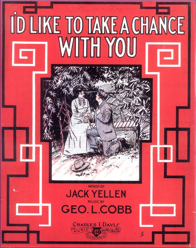 I'd Like to Take a Chance with You
                              Sheet Music Cover