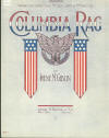 Columbia Rag Sheet Music Cover