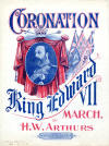 Coronation of King Edward VII
                                  March Sheet Music Cover