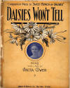 Daisies Won't Tell: Waltz Song Sheet
Music Cover