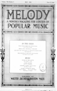 First page of Melody magazine (May
                              1924)