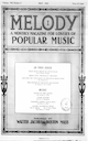 First page of Melody magazine (May
                            1924)