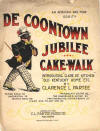 De
                            C**ntown Jubilee: Cake Walk: An African
                            Ragtime Oddity Sheet Music Cover