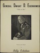 General Dwight D. Eisenhower (Ode to
                              Ike) Sheet Music Cover