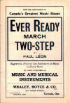 Ever Ready: March Two-Step Sheet
                                  Music Cover