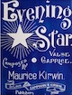 Sheet music cover for Evening Star:
Valse Caprice
