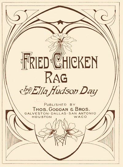 Sheet Music Cover for Fried Chicken
                              Rag