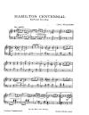 First Page of Sheet Music for
                                    Hamilton Centennial March and Two
                                    Step Sheet Music Cover