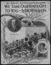 We
                            Take Our Hats Off to You Mr. Wilson Sheet
                            Music Cover