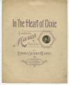 In The Heart Of Dixie: Characteristic
                              March And Two-Step Sheet Music Cover