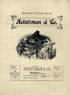 Heintzman & Co. Waltz Sheet
                                  Music Cover