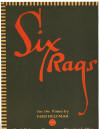 Folio Music Cover for Fred
                                  Heltman's Six Rags