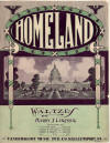 Homeland Waltzes Sheet Music Cover