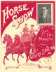The Horse Show Ragtime March Sheet
                                Music Cover