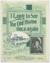 I Long To See The Old Home Once Again
                              Creator Sheet Music Cover