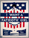 I Want a Patriotic Girl Sheet Music
Cover