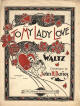 To
My Lady Love: Waltzes Sheet Music Cover