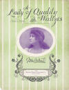 A Lady of Quality: Waltzes Sheet
                                  Music Cover