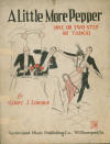 A Little
                              More Pepper Sheet Music Cover