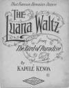 The Luana Waltz Sheet Music Cover