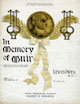 In Memory of Muir, op. 22 Sheet
                                Music Cover