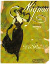 Mignon Novelette Two Step Sheet
                                  Music Cover