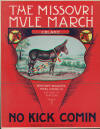 The Missouri Mule March Sheet Music
                                Cover