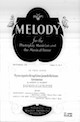 Front cover of Melody magazine
                              (September 1925)