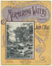 "Murmuring Waters" Waltzes
                            Sheet Music Cover