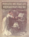 Every Little Note Means Love When
                              Billy Plays That Way Sheet Music Cover