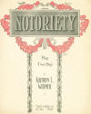 Notoriety Rag: Two Step Sheet Music
                              Cover