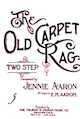 Sheet music cover for Old Carpet Rag