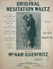 Original Hesitation Waltz Sheet Music
                              Cover