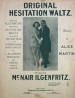 Original Hesitation Waltz Sheet Music
Cover