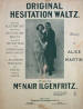 Original Hesitation Waltz Sheet Music
                            Cover