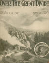 Over
the Great Divide Sheet Music Cover