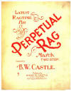 Perpetual Rag: March Two Step
                                  Sheet Music Cover